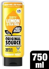 Original Source Lemon & Tea Tree Shower Gel 750 ml 2 Pack Vegan Cruelty Free view 2
