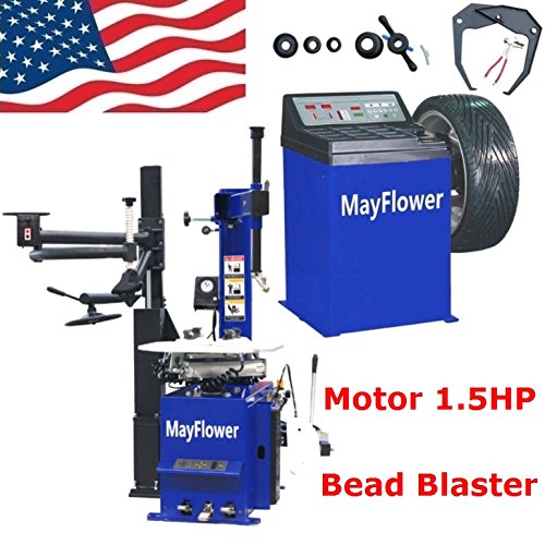 Mayflower 1.5 HP Automatic Tire Changer Wheel Changers Machine Rim