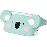 SUNVENO Kids Fanny Pack for Boys and Girls, Cute Cartoon Crossbody Belt Bag, Toddler Sling Waist Pack for Ages 2-8, Beach Vacation Essentials, Birthday Gift Idea for Toddlers and children,Teddy