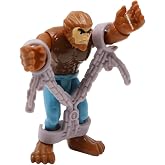 Imaginext Replacement Part for Fisher-Price Collectible Monsters Castle Playset FHL79 - Replacement Poseable Wolfman Figure Wearing Jeans with Removable Chains