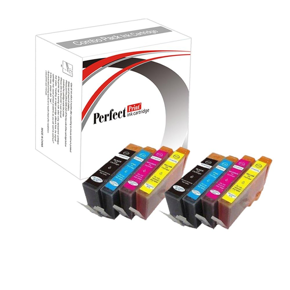 8 PerfectPrint Compatible Ink Cartridge Replace 655 for HP e-All-in-One 3525 4615 4625 5525 6525 Printer