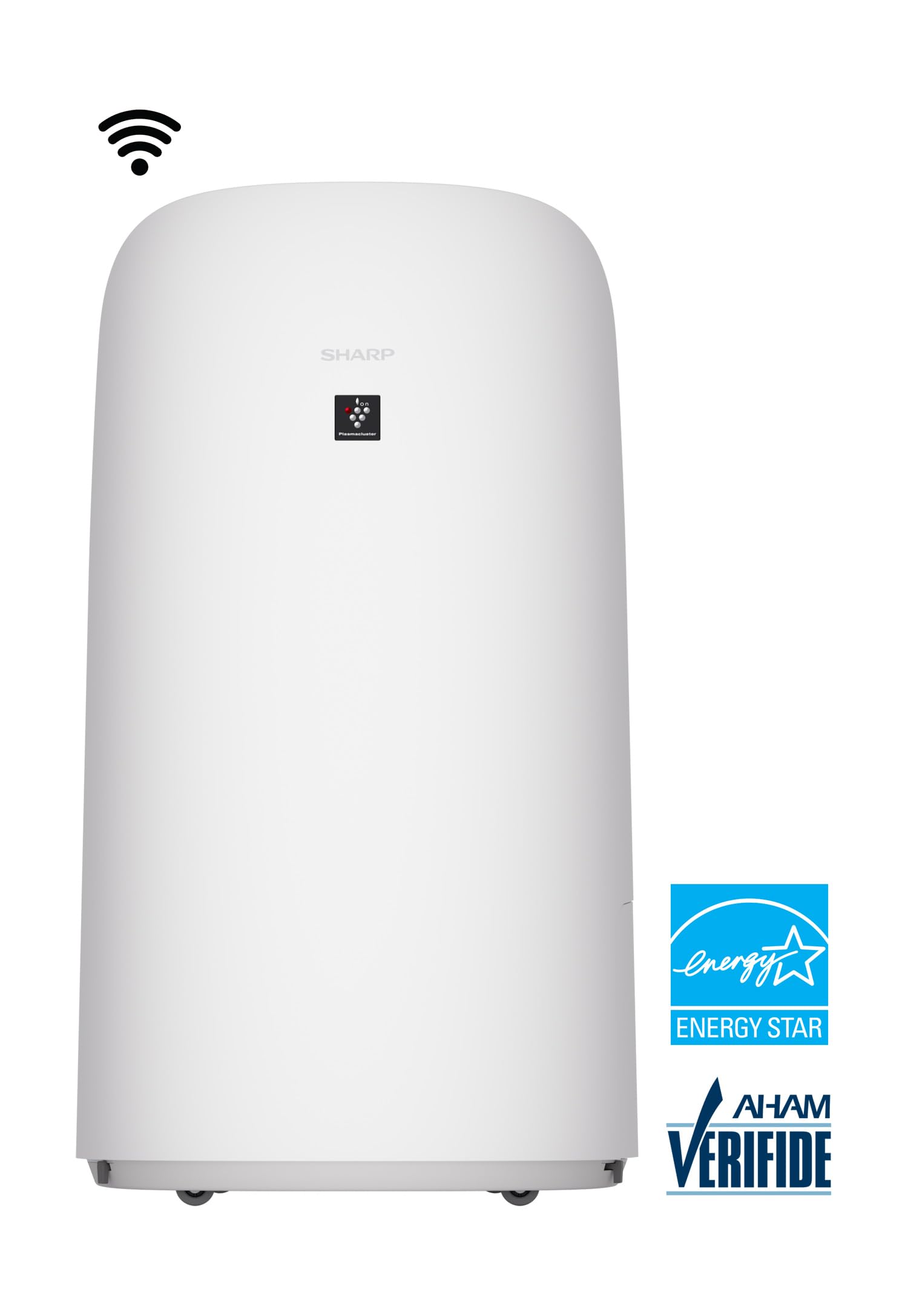 SHARP Smart Air Purifier and Humidifier compatible w/Alexa & Google Asst. Plasmacluster™ Ion Technology & Triple Filtration, incl True HEPA Filter. Covers up to 2,603 sq ft for XL Rooms. KCP110UW