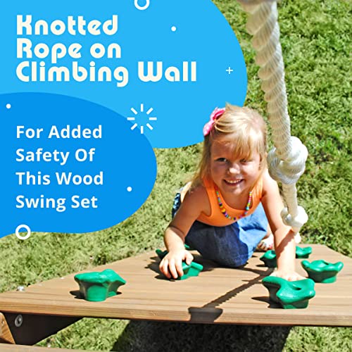 Creative Playthings Northbridge Pack 2 Wooden Swing Set (Made in The