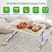 Laptop Desk, iTeknic Laptop Bed Tray Table, Adjustable Laptop Bed Stand, Portable Standing Table with Foldable Legs, Lap Tablet Table for Sofa Couch Floor