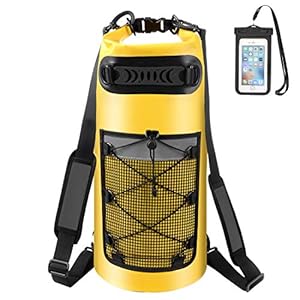 Schnorchelmasken HALTBAR & WASSERDICHT- Hergestellt aus robustem, flexiblem und vollständig wasserdichtem 600D-PVC, Egal unter welchen Bedingungen! Ihre Ausrüstung bleibt sicher und vor Umwelteinflüssen geschützt, egal ob Sie am Strand sind oder bei strömendem Regen wandern.
EINZIGARTIGES INNOVATIVES DESIGN– Verfügt über einen verstellbaren, gepolsterten Gurt zum bequemen Tragen, eine Außentasche für Netztaschen, die Platz für nicht trockene Aufbewahrung bietet, ein elastisches Seil zum Halten von Kleidung oder Zubehör. Diese einzigartigen und hilfreichen Konstruktionsmerkmale lassen Ihren Aleenun-Trockensack eine Stufe über dem traditionellen Trockensack liegen.
IPX8 HANDY-HÜLLE: Jeder Sack kommt inkl. wasserdichter Phone-Tasche für alle Smart-Phones bis 6” Monitor-Grösse. Ideal zum Schutz gegen Wasser, Sand, Staub, Schnee und hohe Luftfeuchtigkeit, zum Kajakfahren, Kanufahren, Rafting, Skifahren, Segeln, Angeln, Camping, Snowboarden, Strand.