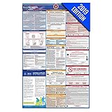 2019 Illinois Labor Law Poster - State, Federal, OSHA Compliant - Single Laminated Poster