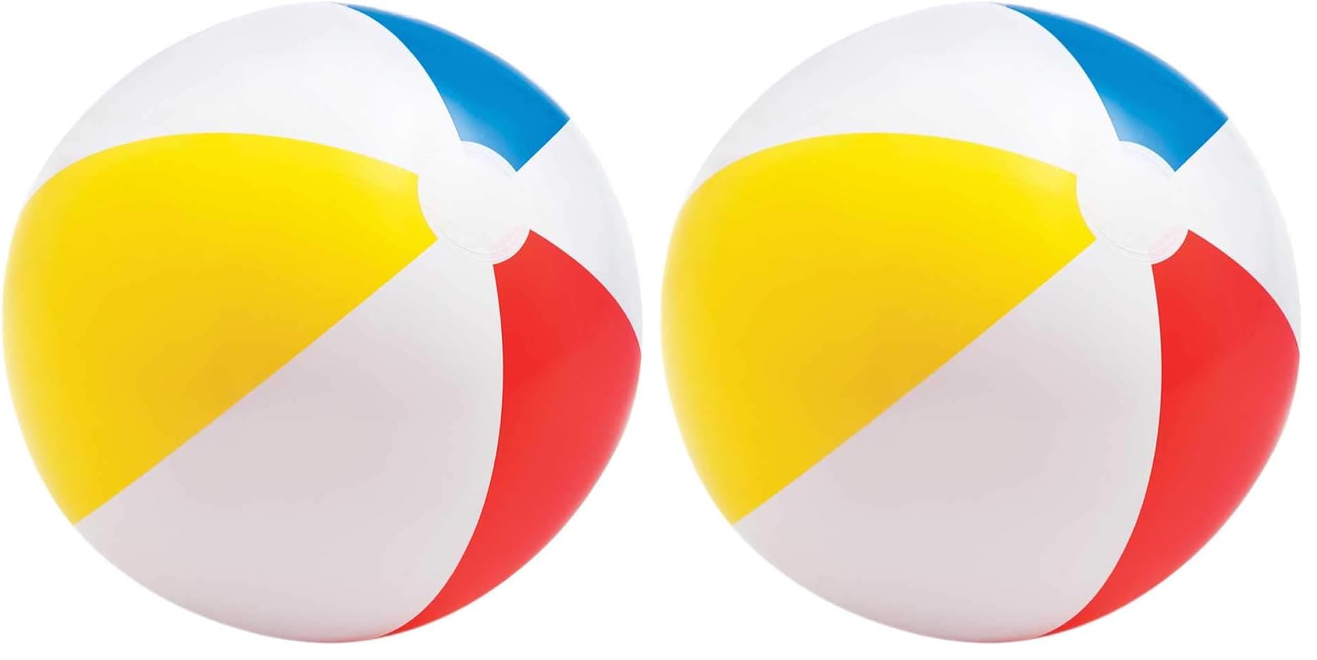 Intex Glossy Panel Ball - Inflatable Water Ball/Beach Ball - Diameter 51 cm (Pack of 2)
