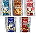 Moon Cheese 2 OZ, Pack of Five, Assortment (Cheddar, Gouda, Pepperjack, Mozzarella, Sriracha), 100% Cheese and Gluten Free