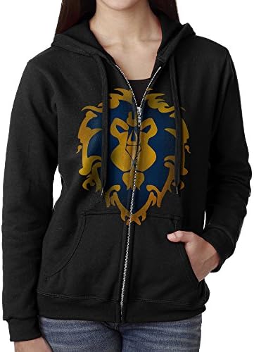 Alliance Logo - World Of Warcraft Women's Fashion Hooded Sweatshirt