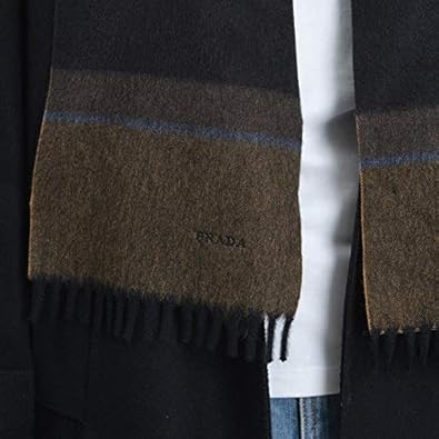 期間限定 30 Off プラダ Prada マフラー メンズ ブラウン系 Prada カシミヤ Usc108 S102 644 140 cm イタリア製 新品 正規品 小物 ランキング１位受賞