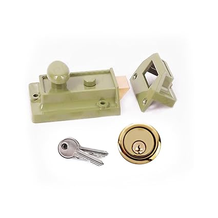 Yale Essentials Traditional 60mm Night Latch Front Door Lock