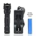 OREI 400 Lumens Professional Ultra Bright Tactical LED Flashlight with Rechargeable Lithium Battery - Charger Included