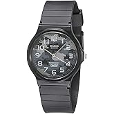 Casio MQ24-8CL Men's Casual Black Rubber Strap Grey Camo Dial 3-Hand Analog Watch