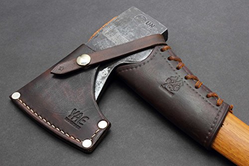 Review Outdoor Gear Leather Axe Handle Guard (Gransfors Bruk Small Forest Axe, Brown)