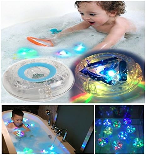 Bath Toys Bath LED Light Toys bathroom Bathtub LED Lights Toys Bathtub Lights Tub Toy For Baby Kids Pack of 1
