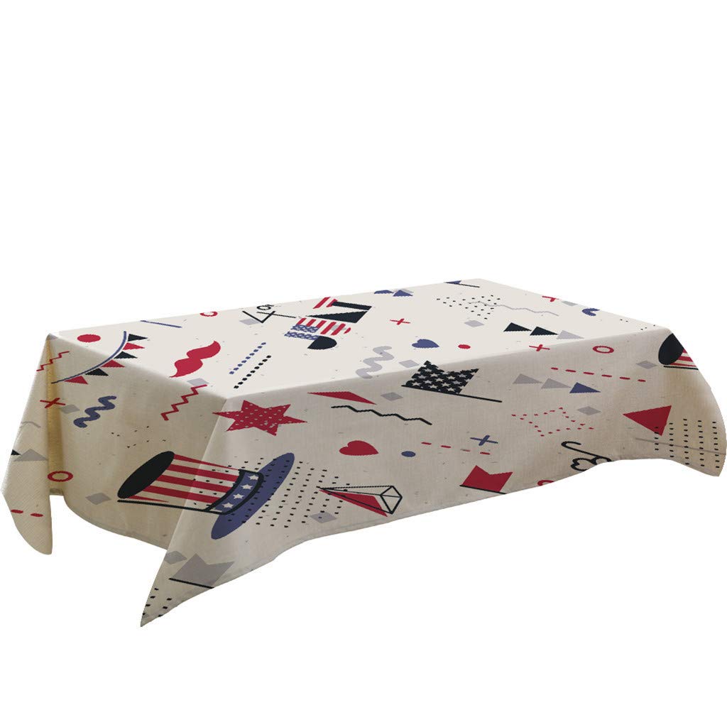 Best patriotic tablecloth for patio table with hole