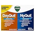 Vicks DayQuil and NyQuil Cough Cold and Flu Relief, 48 LiquiCaps