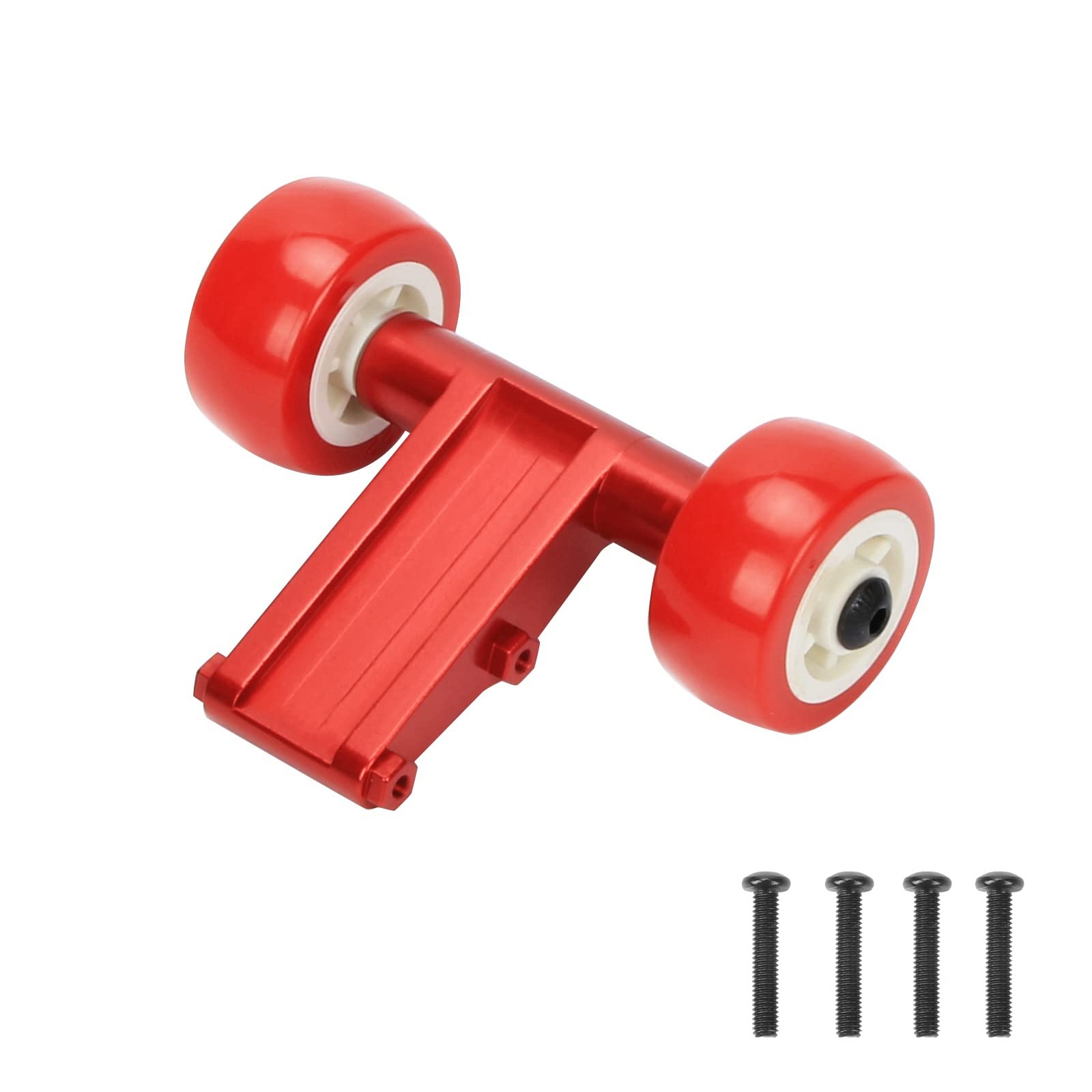 RCAWD Alloy wheelie bar for 1/8 Arrma 6S BLX Typhon Notorious Outcast Kraton Talion RTR&EXB cars hopups Upgrade Parts 2pcs（Red）