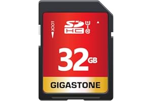 GIGASTONE 32GB SD Card UHS-I U1 Class 10 SDHC Memory Card High-Speed Full HD Video Compatible with Canon Digital Camera, SPYP