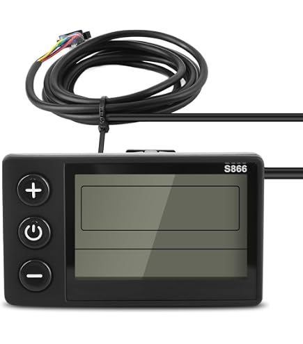 Écran LCD GD01 Vélo Électrique 24V 36V 48V - Affichage Vitesse Batterie Étanche 5 Broches