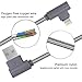 ANSEIP 90 Degree iPhone Cable 6ft 3Pack Right Angle lightning Cable USB Charger Cords Fast Charging and Data Sync for iPhone7/7 Plus iPhone6 /6s (Grey)
