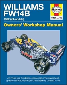 Williams Fw14b Manual 1992 All Models Owners Workshop Manual Amazon Co Uk Steve Rendle Books