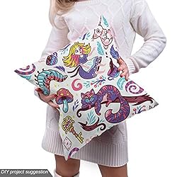 Ambesonne Alice in Wonderland Fabric by The