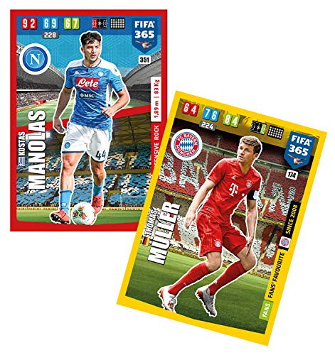 Panini 003192D Adrenalyn XL Trading Cards FIFA 365 2019/2020 Season 24 Display 6 Cards per Booster Multi-Coloured