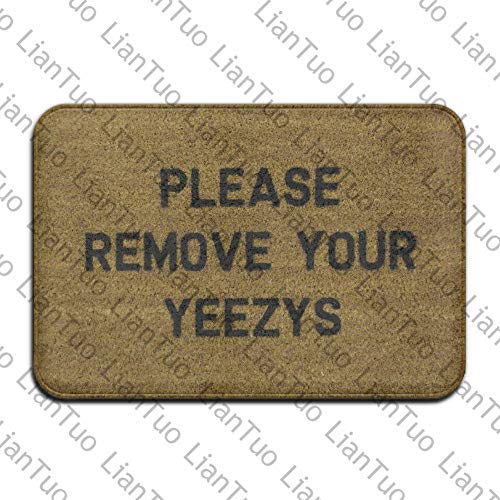 AGHRFH Please Remove Your Yeezys Super Absorbent Anti-Slip Mat,Coral Carpet,Carpet Door Mat,Carpet,Carpet,Door Mat,40x60 Cm
