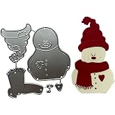 Christmas Snowman Frame Metal Cutting Dies Stencils DIY