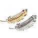 PIXNOR 2pcs Leaf Design Punk Women Girl Hair Clip Pin Claw Barrettes Accessories