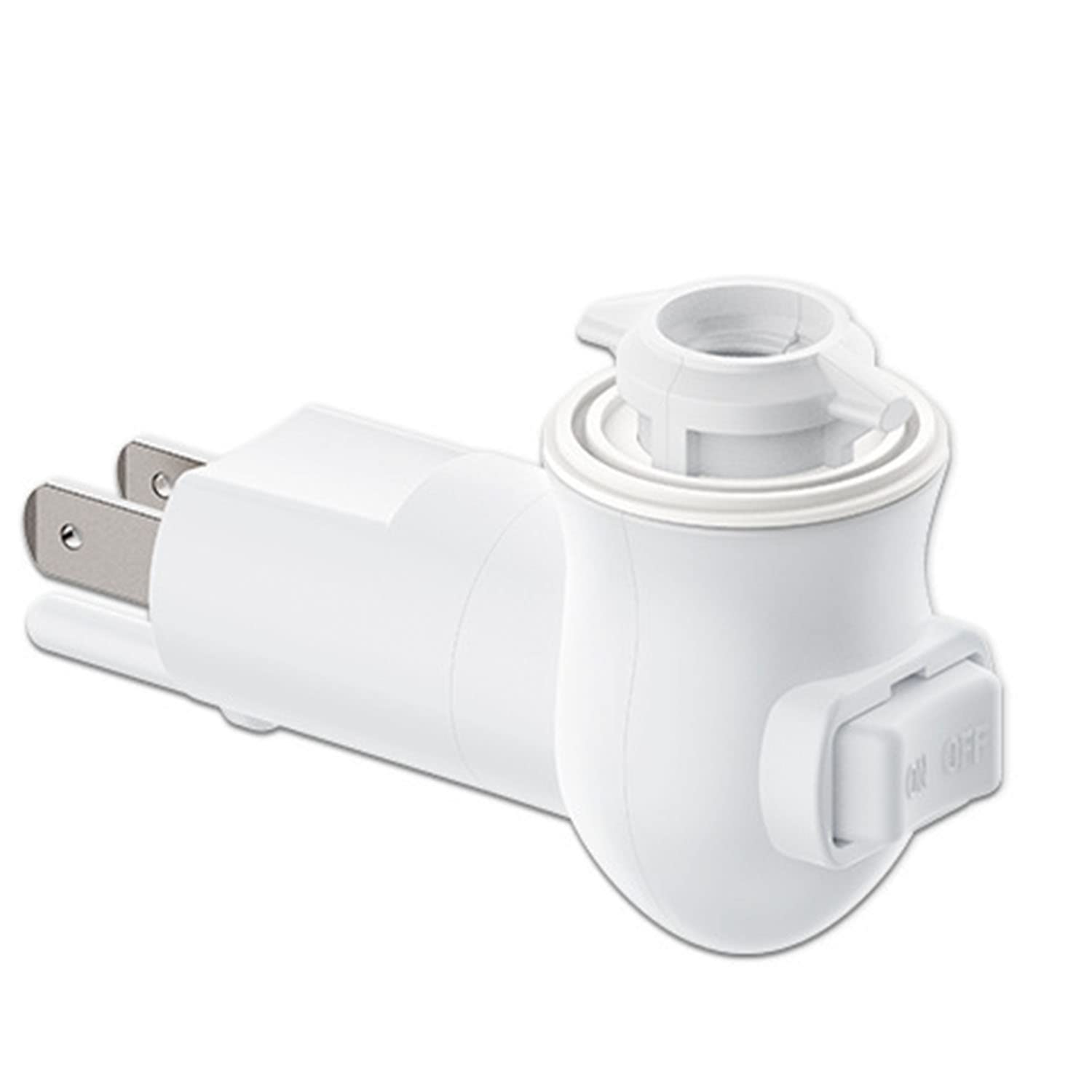Photo 1 of Plug in Night Light Module,Wall Light Plug with ON/Off Switch,E12 Base Socket for Himalayan Crystal Salt Night Light,Wall Light (with Thread Gasket)