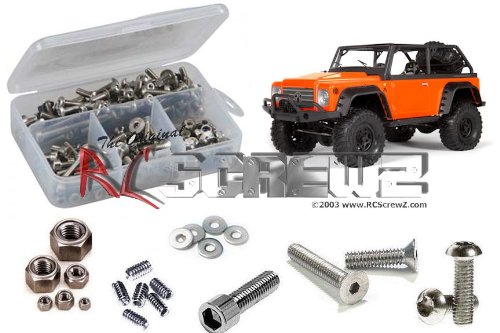 RC Screwz Screw Kit Stainless Steel SCX10 Dingo RCZAXI010