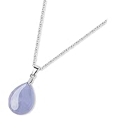 GAVU Women’s Teardrop Necklace, Crystal Pendant Necklace for Women