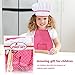 Mansalee Kids Cooking and Baking Set-11 Pcs Includes Apron for Little Girls, Chef Hat, Mitt & Utensil for Toddler Dress Up Chef Costume Career Role Play for Girls Ages 3+