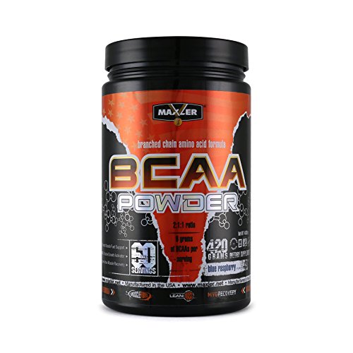 MAXLER BCAA Powder, Blue Raspberry, 60 Servings