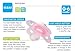 MAM Trends Silicone Orthodontic Pacifier, Boy, 0-6 Months, 2-Count