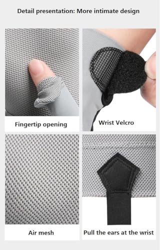 UV Sun Protection Ice-Silk Driving Gloves for Men's & Women's, Non-Slip Touchscreen Gloves for Cycling and Riding