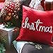 Phantoscope Decorative Merry Christmas Throw Pillow Cushion Cover 12