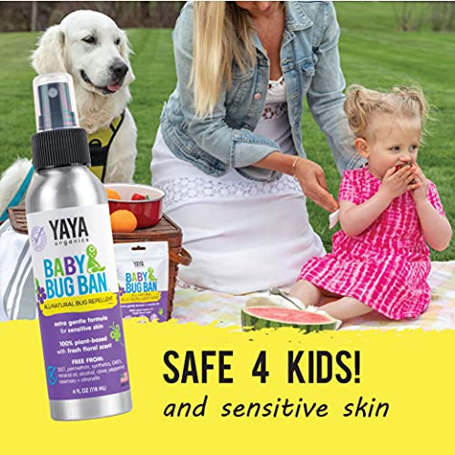 YAYA ORGANICS BABY BUG BAN AllNatural, Proven Effective Repellent
