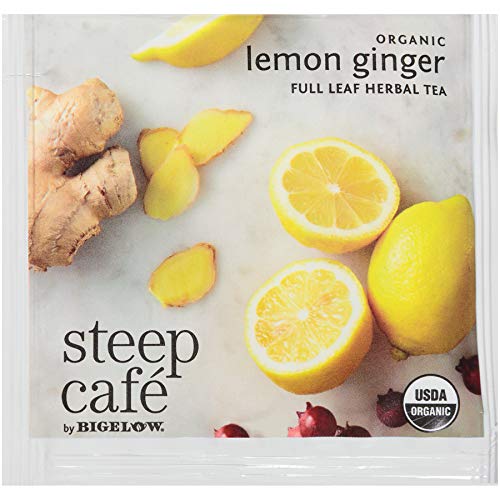 Steep Café Organic Lemon Ginger Herbal Tea
