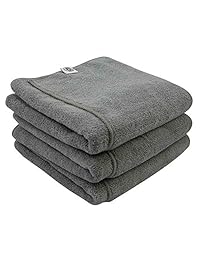 Toalla de microfibra Workhorse de grado profesional en color gris y tamaño XL, de Chemical Guys, Metal