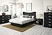 South Shore Step One Headboard, Full/Queen 54/60-Inch, Pure Black