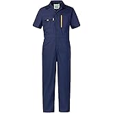 SUSHIMIAN Mens Short Sleeve Coveralls Work Mechanics Jumpsuit Summer Overall Work Suit Breathable Crawl Suit Coverall