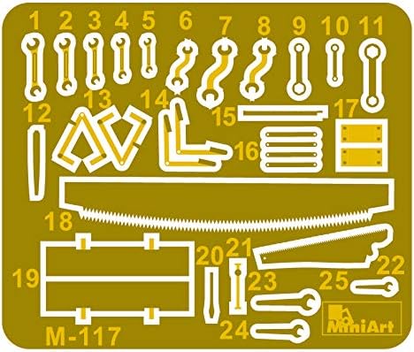 Miniart 1:35 - Tool Set, 8.4 meters x 8.4 meters x 2.1 meters - Image 3