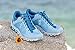 Lock Laces Reflective (Elastic No Tie Shoelaces) (Teal Blue)
