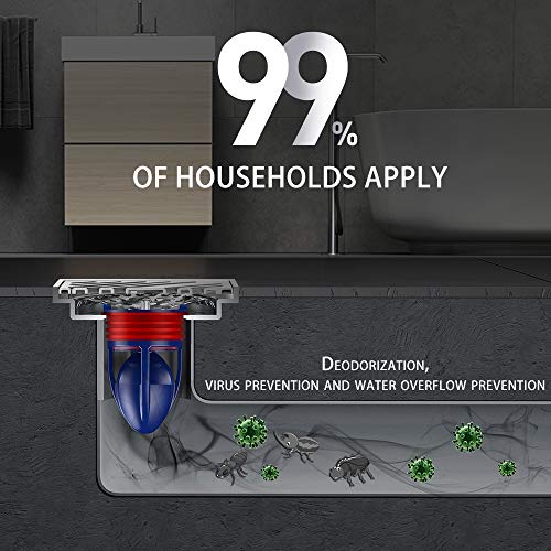 Shower Floor Drain Backflow Preventer One Way Drain Valve Sewer Core