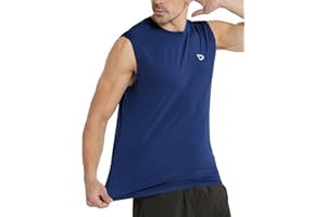 BALEAF Men's Tank Tops Sleeveless Shirts Gym Workout Running Athletic Quick Dry Tech