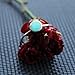 Oxford Diamond Co Sterling Silver Round Simulated Turquoise Ring Sizes 10