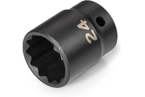 TEKTON 1/2 Inch Drive x 24 mm 12-Point Impact Socket | SID22324